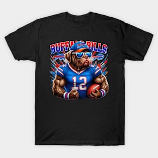 Big Dog Buffalo: Dominant Force T-Shirt - Gridiron Dynasty Edition T-Shirt